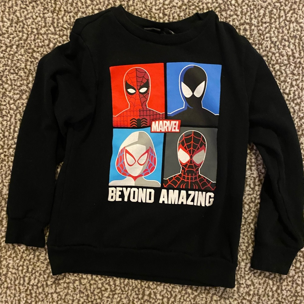 Kids boy marvel sweatshirt